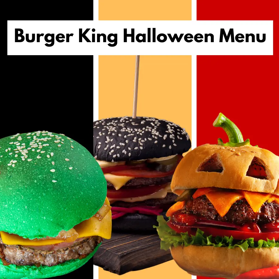 Burger King Halloween Holiday Menu
